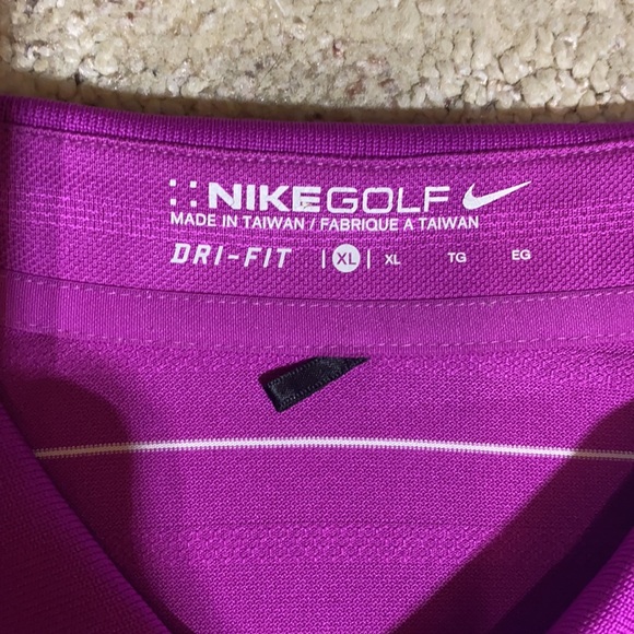 Nike Golf striped polo with Logo - Picture 2 of 4